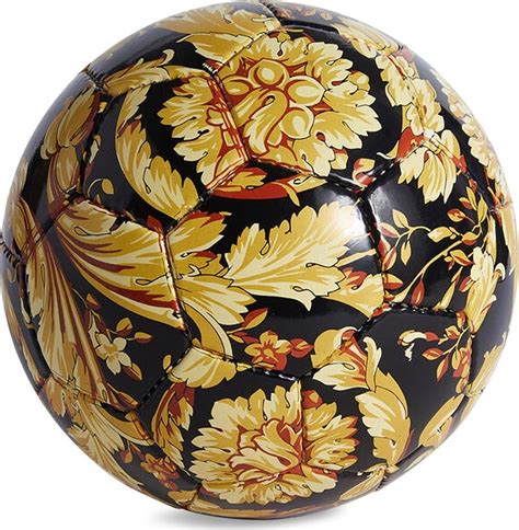 Versace Barocco Soccer Ball 'Black/Gold' 